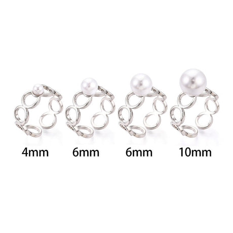 Verstellbarer Ring – Für gebohrte Perle - Uniq Perler - 