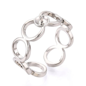 Adjustable Ring – For Top-drilled Pearl - Uniq Perler - 