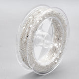 Kæde med Flade Runde Led – Forsølvet (1,5x1x0,3mm) 1m - Uniq Perler - 