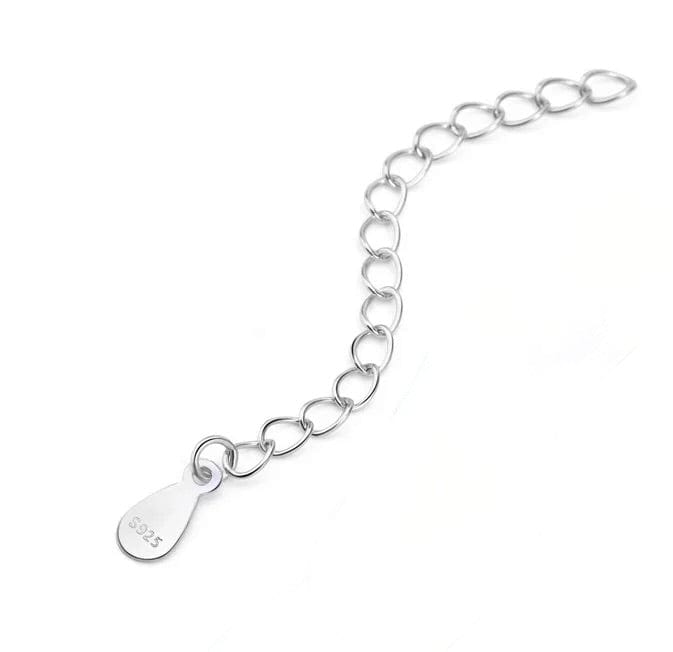 Kædeforlænger Med Dråbe, Sterling Sølv, 30 mm - Uniq Perler - 115098