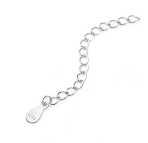 Kettenverlängerung mit Tropfen, Sterling Silber, 30 mm - Uniq Perler - 115098