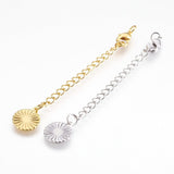 Kædeforlænger Med Vedhæng Inkl. Karabin Lås - Langtidsholdbar Mix Farver 4 Stk - Uniq Perler - 115456