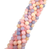 Kalcedon/Kvarts Perler – Rosa Nuancer, Rund (8mm) - Uniq Perler - 111179