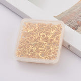 Karabin Låse – 18K Forgyldt (12x6mm), 100 Stk - Uniq Perler - 567848