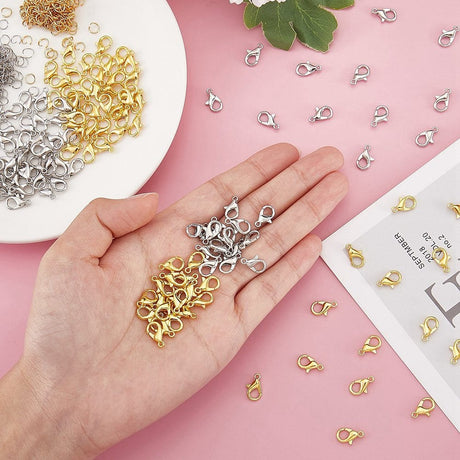 Karabin Låse Og Øskner I Kasse, 400 Dele - Uniq Perler - 0001489148