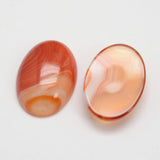 Karneol Cabochon – Oval (25x18mm) 1 stk - Uniq Perler - 