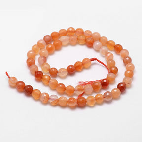 Karneol Stein - Orange, Facettiert (10mm) - Uniq Perler - 112946