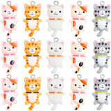 Katte Vedhæng Med Svingende Haler, 29x15, 20 stk. - Uniq Perler - 505729