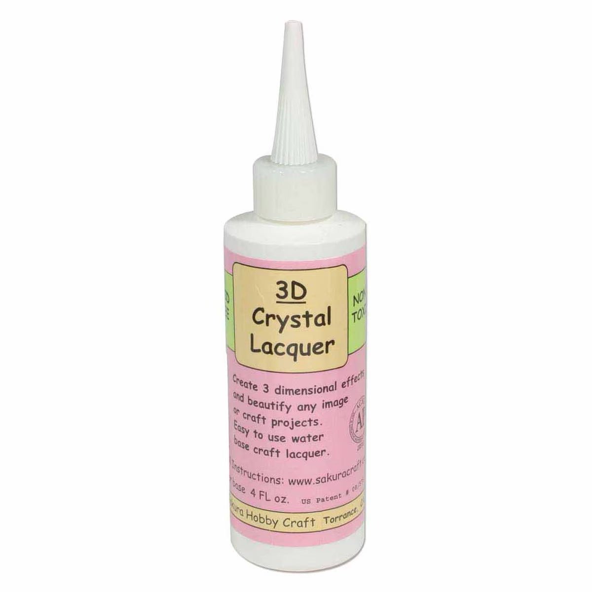 Klar Laklim/overfladebehandling med 3D Effekt – Transparent Smykkelim (118ml) - Uniq Perler - 121656