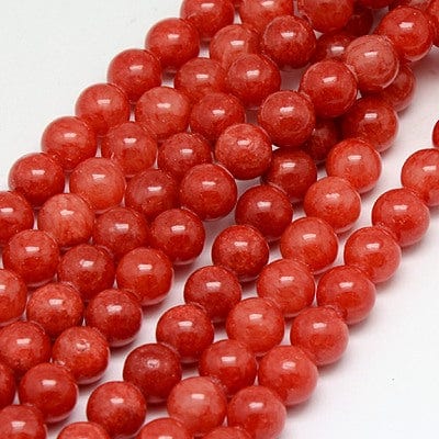 Klassisk Jade, Orange/Rød, (6mm) - Uniq Perler - 670842