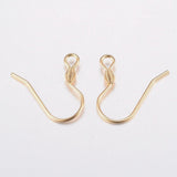 Klassiske Ørekroge – 18K Forgyldt Stål (17x18x2,4mm), 50 Par - Uniq Perler - 0000014839