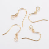 Klassiske Ørekroge – 18K Forgyldt Stål (17x18x2,4mm), 50 Par - Uniq Perler - 0000014839