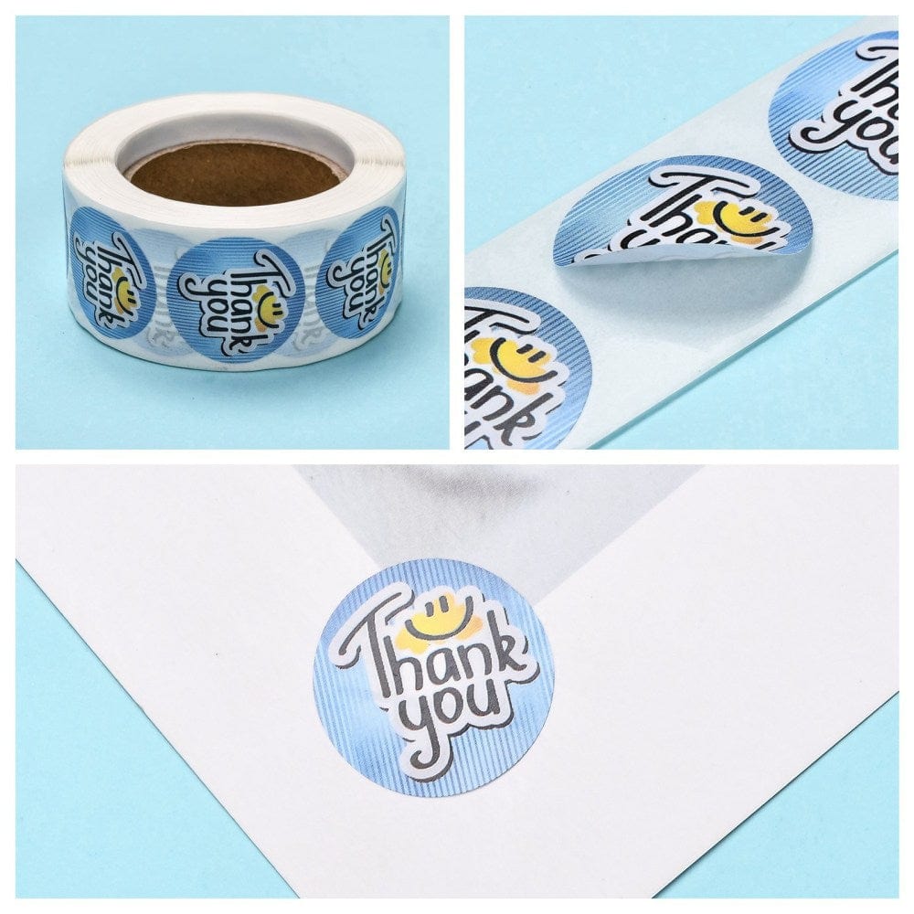 Klistermærker, 1 Rulle Med (500 Stk.) - Uniq Perler - 767027