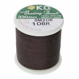 KO Tråd Sæt – 6 Basisfarver, Voksbehandlet Nylon (0,2mm) 6 x 50 m - Uniq Perler - 114328