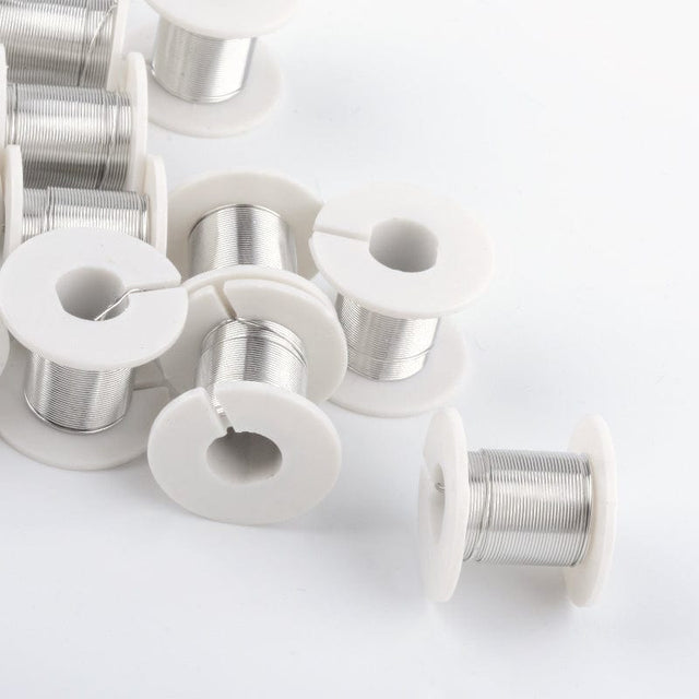 Kobber Wire – Forsølvet (0,3mm, 3m) - Uniq Perler - 0000000315