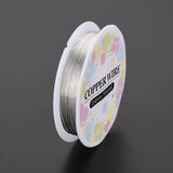 Kobber Wire – Forsølvet (0,4mm, 15m) - Uniq Perler - 0000001080