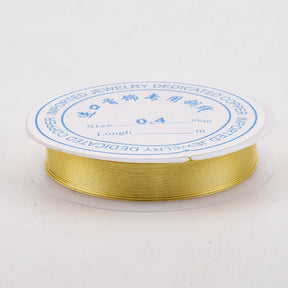 Copper Wire – Long-Lasting Gold Plated (0.2mm), 25m - Uniq Perler - 113907
