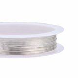 Kobber Wire – Langtidsholdbar Forsølvning (0,4mm), 10m - Uniq Perler - 113405