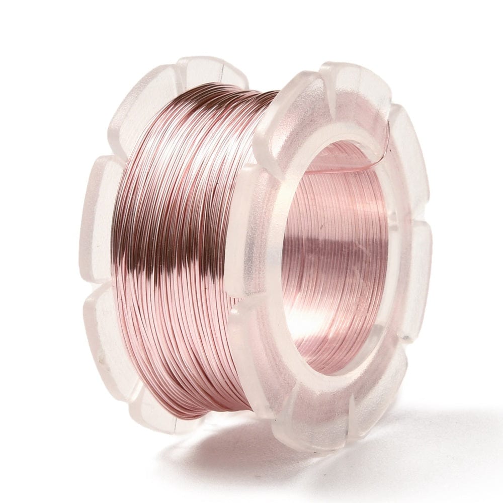Kobber Wire – Langtidsholdbar, Rosa (0,4mm, 20m) - Uniq Perler - 1111490275