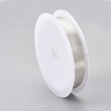Kobber Wire – Langtidsholdbar Sølvbelagt (0,7mm, 3,1 meter) - Uniq Perler - 122336