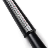 Komplet Ringmåler Sæt – Mandrel og Størrelsesringe I Sort Plast - Uniq Perler - 1111490030