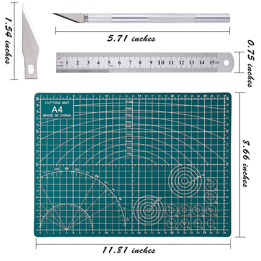 Komplet skæresæt til resin, læder, fimo osv. - Uniq Perler - 115547