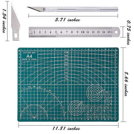 Komplet skæresæt til resin, læder, fimo osv. - Uniq Perler - 115547