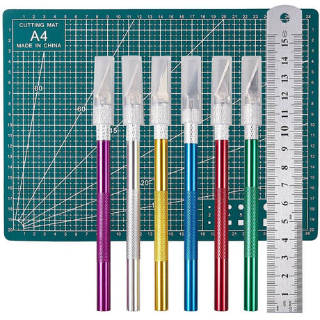 Komplet skæresæt til resin, læder, fimo osv. - Uniq Perler - 115547