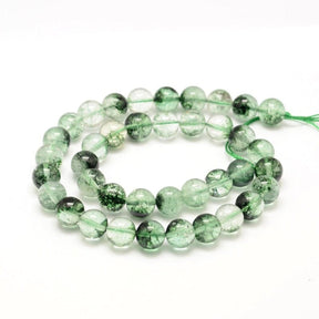 Cracked Quartz Beads – Colored Green (8mm) - Uniq Perler - 115773