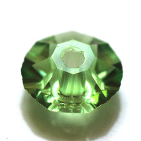 Kristallperlen, Austrian Crystal, Grün, Rondell, 6x3,5mm, 10 Stk. - Uniq Perler - 112008