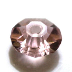 Kristallperlen, Austrian Crystal, Rosa, Rondell, Grade AAA, 6x3,5mm, 10 Stk. - Uniq Perler - 112014