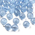 Krystal Perler – Safir Blå, Facetteret (10mm, 10 Stk) Grade AAA - Uniq Perler - 112439