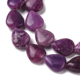 Kunzit Dråber, Lilla, 10x8mm - Uniq Perler - 113104