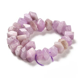 Kunzit, lilla/rosa, Facetteret, Kantet Nuggets, (8x11mm) - Uniq Perler - 112887