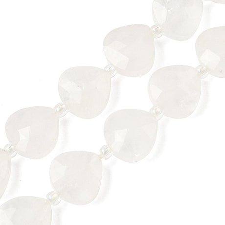 Kvarts Dråbeperler – Klar Rock Crystal (12x12mm) - Uniq Perler - 115772