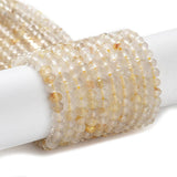 Kvarts Krystal, Rutilated, 3x2mm - Uniq Perler - 113038