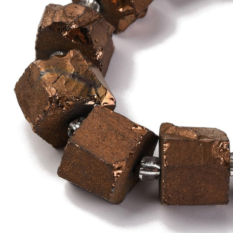 Kvarts Nuggets - Brun (8 - 14mm), 1 Stk - Uniq Perler - 85679