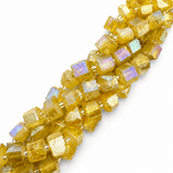 Kvarts Nuggets, Gul, (8 - 14mm) - Uniq Perler - 112889