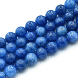 Kvarts Perler – Blå, Runde (10~10.5mm) - Uniq Perler - 123726