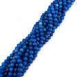 Kvarts Perler – Blå, Runde (8mm) - Uniq Perler - 123701