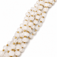 Kvarts Perler – Facetterede (8x7mm) - Uniq Perler - 123649