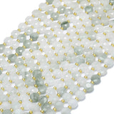 Kvarts Perler – Facetterede Coin (8x5mm) - Uniq Perler - 123651