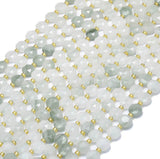 Kvarts Perler – Facetterede Coin (8x5mm) - Uniq Perler - 123651