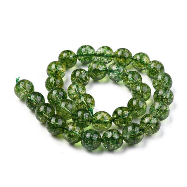 Kvarts Perler, Grønne, 12mm - Uniq Perler - 802841