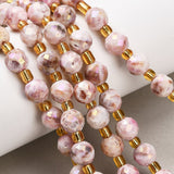 Kvarts Perler – Pink, Facetterede, Runde (8mm) - Uniq Perler - 125081, 76412159567843444430899284
