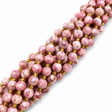 Kvarts Perler – Pink, Facetterede, Runde (8mm) - Uniq Perler - 125081, 76412159567843444430899284