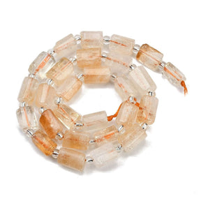 Quartz Stone, Barrel Shape, 8x12 mm - Uniq Perler - 976291