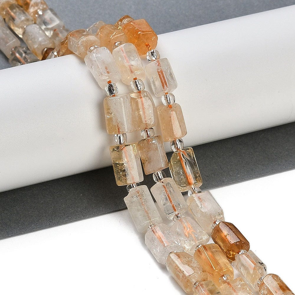 Kvarts Sten, Tøndeform, 8x12 mm - Uniq Perler - 976291