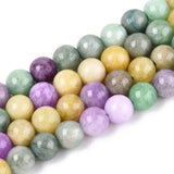 Kvartsperler – Runde, Farvet Mix (10mm) - Uniq Perler - 115665