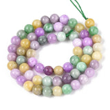 Kvartsperler – Runde, Farvet Mix (10mm) - Uniq Perler - 115665